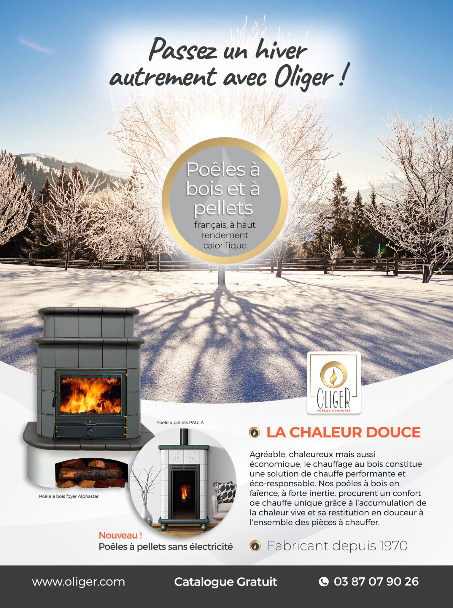 Oliger France Inventeur, Fabricant et Installateur de Poêles. — free download