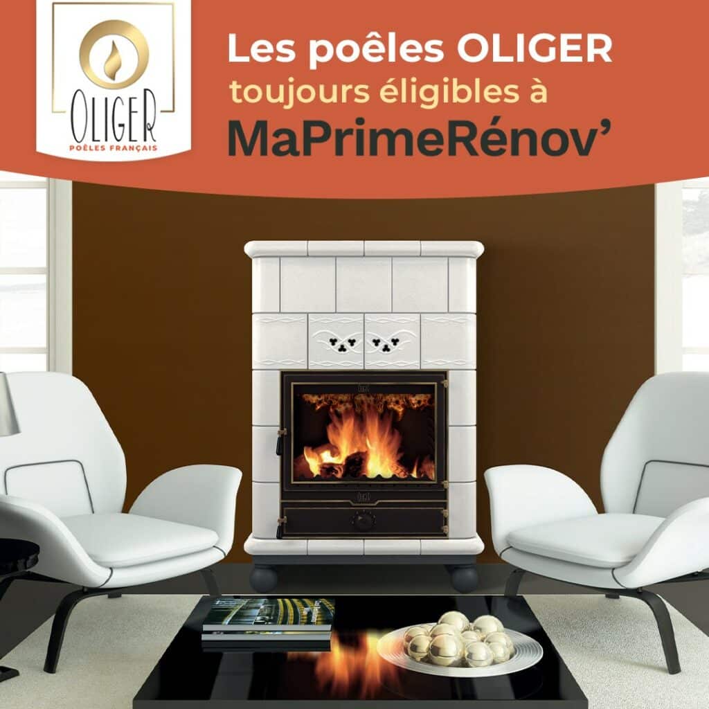 Les poêles à bois et à granulés Oliger toujours éligibles